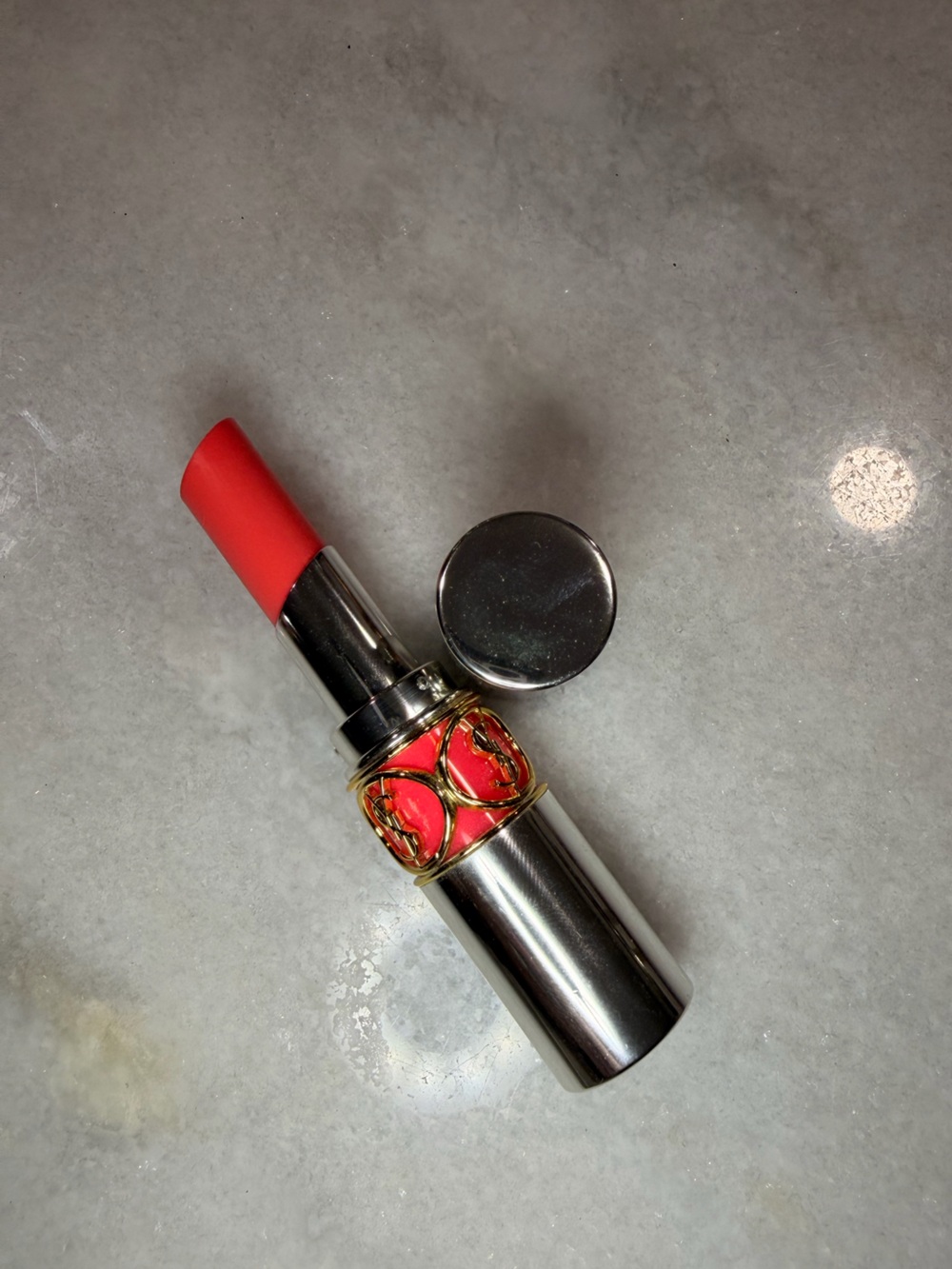 Yves Saint Laurent Red-Coral Satin Lipstick - 62P70H